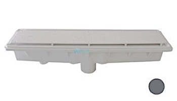 Pentair In-Floor formerly A&A Manufacturing AVSC Single Suction Standard Top Channel Drain | White | 571840 | 285001