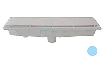 Pentair In-Floor formerly A&A Manufacturing AVSC Single Suction Standard Top Channel Drain | White | 571840 | 285001