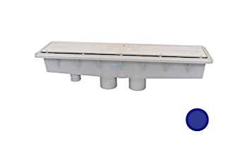 Pentair In-Floor formerly A&A Manufacturing AVSC Dual Suction Standard Top Channel Drain | Dark Blue | 571938 | 286136