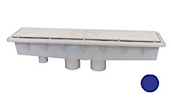 Pentair In-Floor formerly A&A Manufacturing AVSC Dual Suction Standard Top Channel Drain | White | 571903 | 286101
