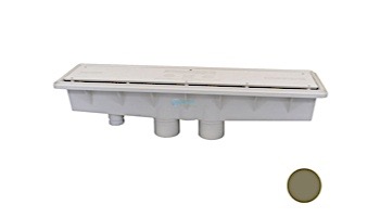 Pentair In-Floor formerly A&A Manufacturing AVSC Dual Suction Standard Top Channel Drain | Gold | 571946 | 290208