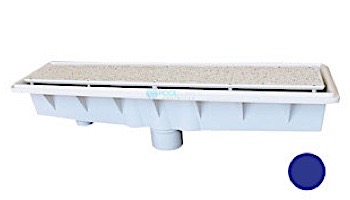 Pentair In-Floor formerly A&A Manufacturing AVSC Single Suction Pebble Top Channel Drain | White | 571444 | 288101