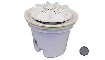 Pentair In-Floor formerly A&A Manufacturing PDR2 10" Drains with Sump | Set of 2 | Dark Gray | 564771 | 287153