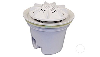 Pentair In-Floor formerly A&A Manufacturing PDR2 10" Drains with Sump | Set of 2 | White | 564789 | 287111