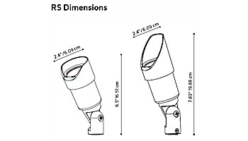 FX Luminaire RS LED Up Light | No Lamp | Bronze Metallic | RSNLBZ