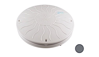 A&A Aquastar 10" Round Debris Removal Drain | Dark Gray | 569387 | 280103
