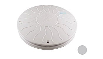 A&A Aquastar 10" Round Debris Removal Drain | Light Gray | 569395 | 280192