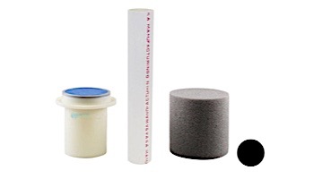 Pentair In-Floor formerly A&A Manufacturing G4 / G4V Floor Fitting Assembly with Riser | Black | 574821 | 232504