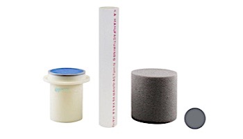 Pentair In-Floor formerly A&A Manufacturing G4 / G4V Floor Fitting Assembly with Riser | Dark Gray | 574830 | 232503