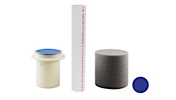Pentair In-Floor formerly A&A Manufacturing G4 / G4V Floor Fitting Assembly with Riser | Dark Blue | 574872 | 232506