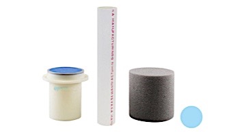 Pentair In-Floor formerly A&A Manufacturing G4 / G4V Floor Fitting Assembly with Riser | Euro Blue | 574881 | 232505