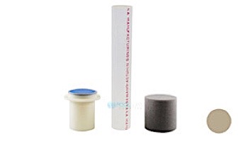 Pentair In-Floor formerly A&A Manufacturing G4 / G4V / G4VHP Floor Fitting Assembly with Riser | White | 574856