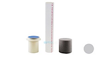 Pentair In-Floor formerly A&A Manufacturing G4 / G4V / G4VHP Floor Fitting Assembly with Riser | White | 574856
