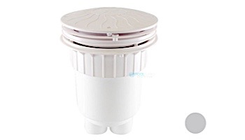 Pentair In-Floor formerly A&A Manufacturing 10" Round Debris Removal Drain with Sump Aquastar | Light Gray | 570679 | 290232