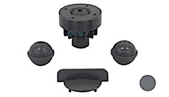 Pentair In-Floor formerly A&A Manufacturing Trio Deck Jet | Gray | 557159 | 580603