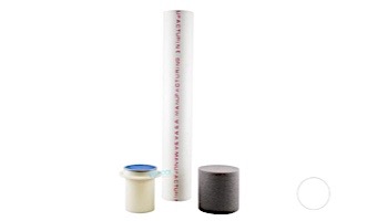 Pentair In-Floor formerly A&A Manufacturing G4 Floor Fitting Assembly with Riser | White | 574856