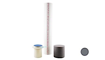 Pentair In-Floor formerly A&A Manufacturing G4 Floor Fitting Assembly with Riser | Dark Gray | 574830