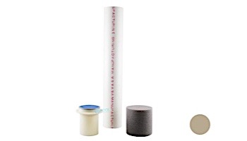 Pentair In-Floor formerly A&A Manufacturing G4 Floor Fitting Assembly with Riser | Tan | 574848