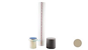 Pentair In-Floor formerly A&A Manufacturing G4 Floor Fitting Assembly with Riser | White | 574856