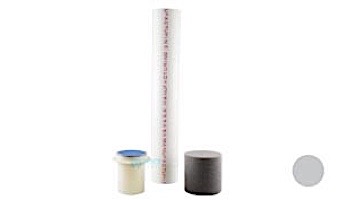 Pentair In-Floor formerly A&A Manufacturing G4 Floor Fitting Assembly with Riser | White | 574856