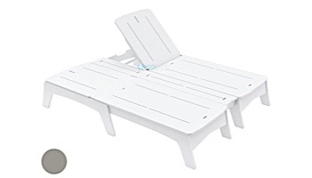 Ledge Lounger Mainstay Collection Double Chaise | Gray | LL-MS-DBC-GRY