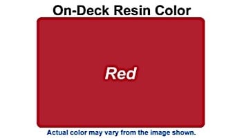 Ledge Lounger Mainstay Collection Double Chaise | Red | LL-MS-DBC-RD