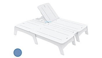 Ledge Lounger Mainstay Collection Double Chaise | Sky Blue | LL-MS-DBC-SB
