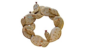 Desert Steel Prickly Pear Wreath | 403-000V