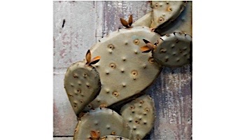 Desert Steel Prickly Pear Wreath | 403-000V