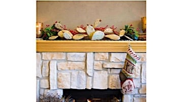 Desert Steel Prickly Pear Mantle Piece Sculpture | 403-020