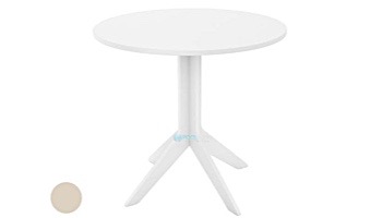 Ledge Lounger Mainstay Collection 30" Round Outdoor Bistro Table | Cloud | LL-MS-BT-30RD-CD