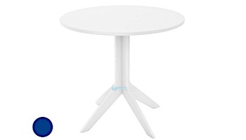 Ledge Lounger Mainstay Collection 30" Round Outdoor Bistro Table | Navy | LL-MS-BT-30RD-NY
