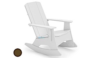 Ledge Lounger Mainstay Collection Outdoor Adirondack Rocker | Brown | LL-MS-AR-BN