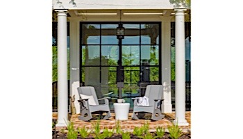 Ledge Lounger Mainstay Collection Outdoor Adirondack Rocker | Brown | LL-MS-AR-BN
