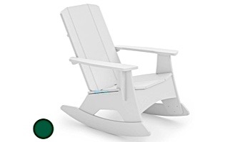 Ledge Lounger Mainstay Collection Outdoor Adirondack Rocker | Green | LL-MS-AR-GN