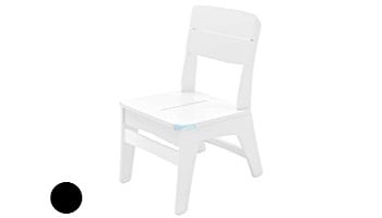 Ledge Lounger Mainstay Collection Outdoor Dining Side Chair | Black | LL-MS-DC-BK