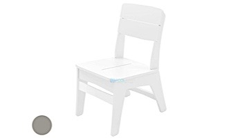 Ledge Lounger Mainstay Collection Outdoor Dining Side Chair | Gray | LL-MS-DC-GRY