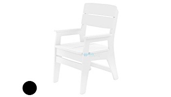Ledge Lounger Mainstay Collection Outdoor Dining Armchair | Black | LL-MS-DCA-BK