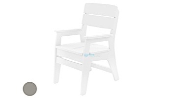Ledge Lounger Mainstay Collection Outdoor Dinning Armchair | Gray | LL-MS-DCA-GRY