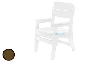 Ledge Lounger Mainstay Collection Outdoor Dining Armchair | White | LL-MS-DCA-WH
