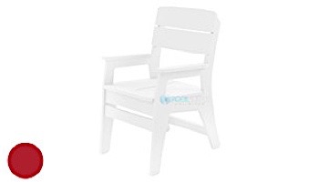 Ledge Lounger Mainstay Collection Outdoor Dining Armchair | White | LL-MS-DCA-WH