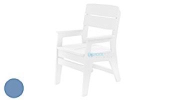 Ledge Lounger Mainstay Collection Outdoor Dining Armchair | White | LL-MS-DCA-WH