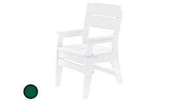 Ledge Lounger Mainstay Collection Outdoor Dinning Armchair | Green | LL-MS-DCA-GN
