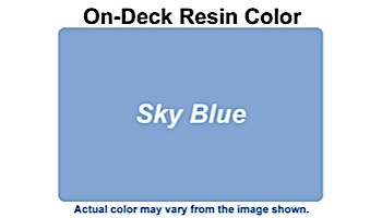 Ledge Lounger Mainstay Collection Outdoor 52" Dining Bench | Sky Blue | LL-MS-DB52-SB