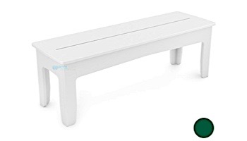 Ledge Lounger Mainstay Collection Outdoor 52" Dining Bench | Green | LL-MS-DB52-GN