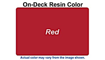 Ledge Lounger Mainstay Collection 36" Square Outdoor Dining Table | Red | LL-MS-DT-36SQ-RD