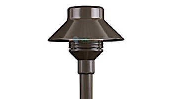 FX Luminaire TM 1 LED Path Light | Flat Black | 12" Riser | TM1LED12RFB KIT