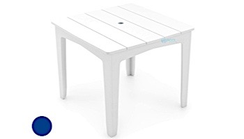Ledge Lounger Mainstay Collection 48" Square Outdoor Dining Table | Navy | LL-MS-DT-48SQ-NY