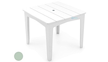 Ledge Lounger Mainstay Collection 48" Square Outdoor Dining Table | Sage Green | LL-MS-DT-48SQ-SG