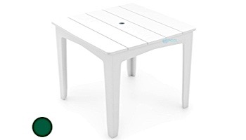 Ledge Lounger Mainstay Collection 60" Square Outdoor Dining Table | Green | LL-MS-DT-60SQ-GN